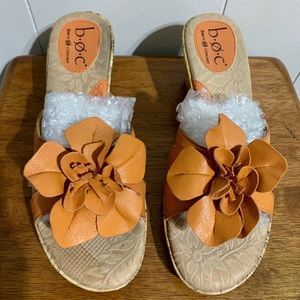 BOC Born Concept Orange wedge sandal's